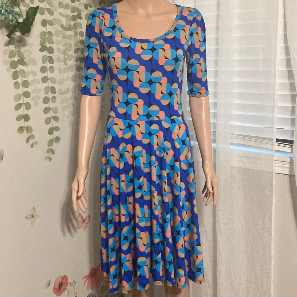 Sz S 👗 Lularoe Geometric Nicole Dress
